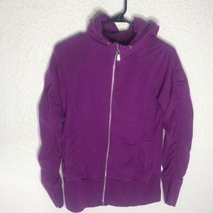 Champion Elite Purple Zip Up Hoodie Small Jacket